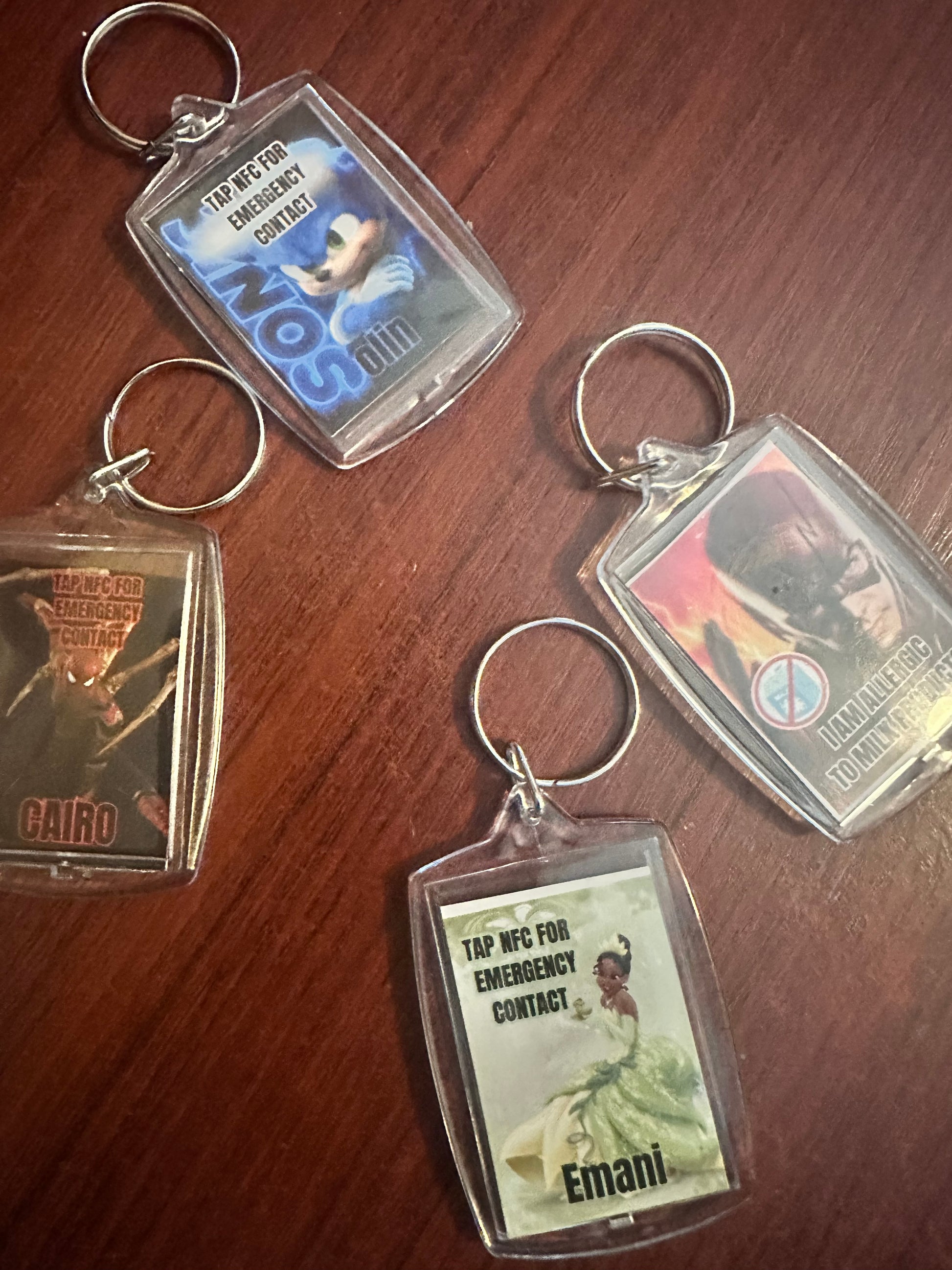 Key chains- Emergency