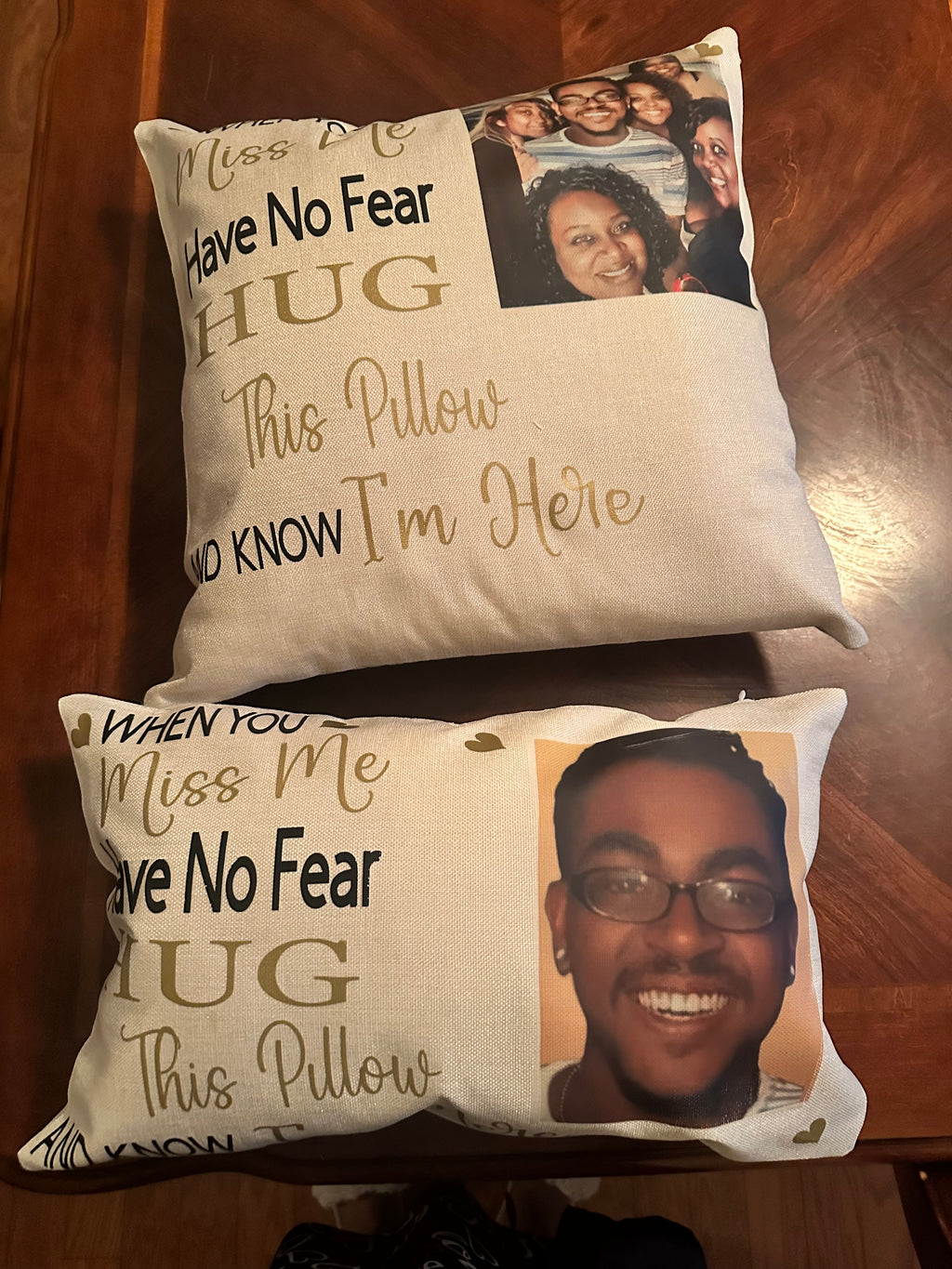 Personalized pillows