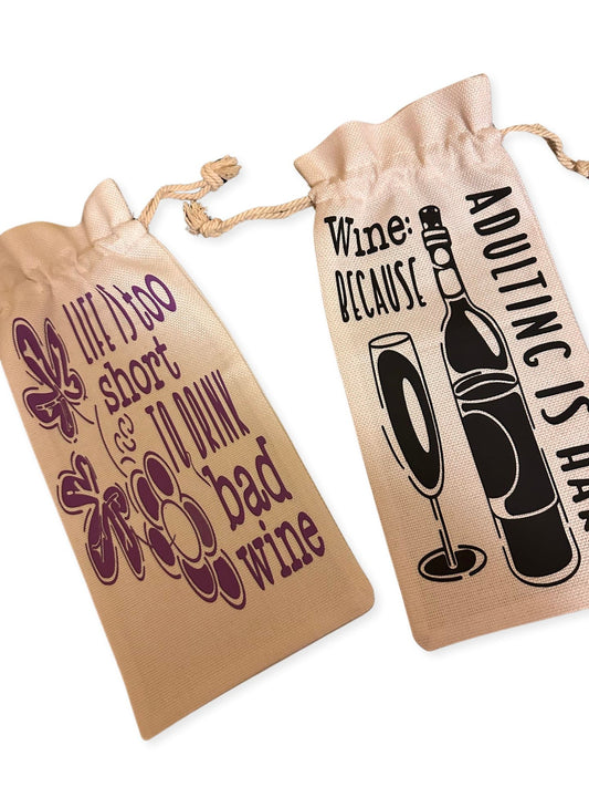 Wine totes/gift bags