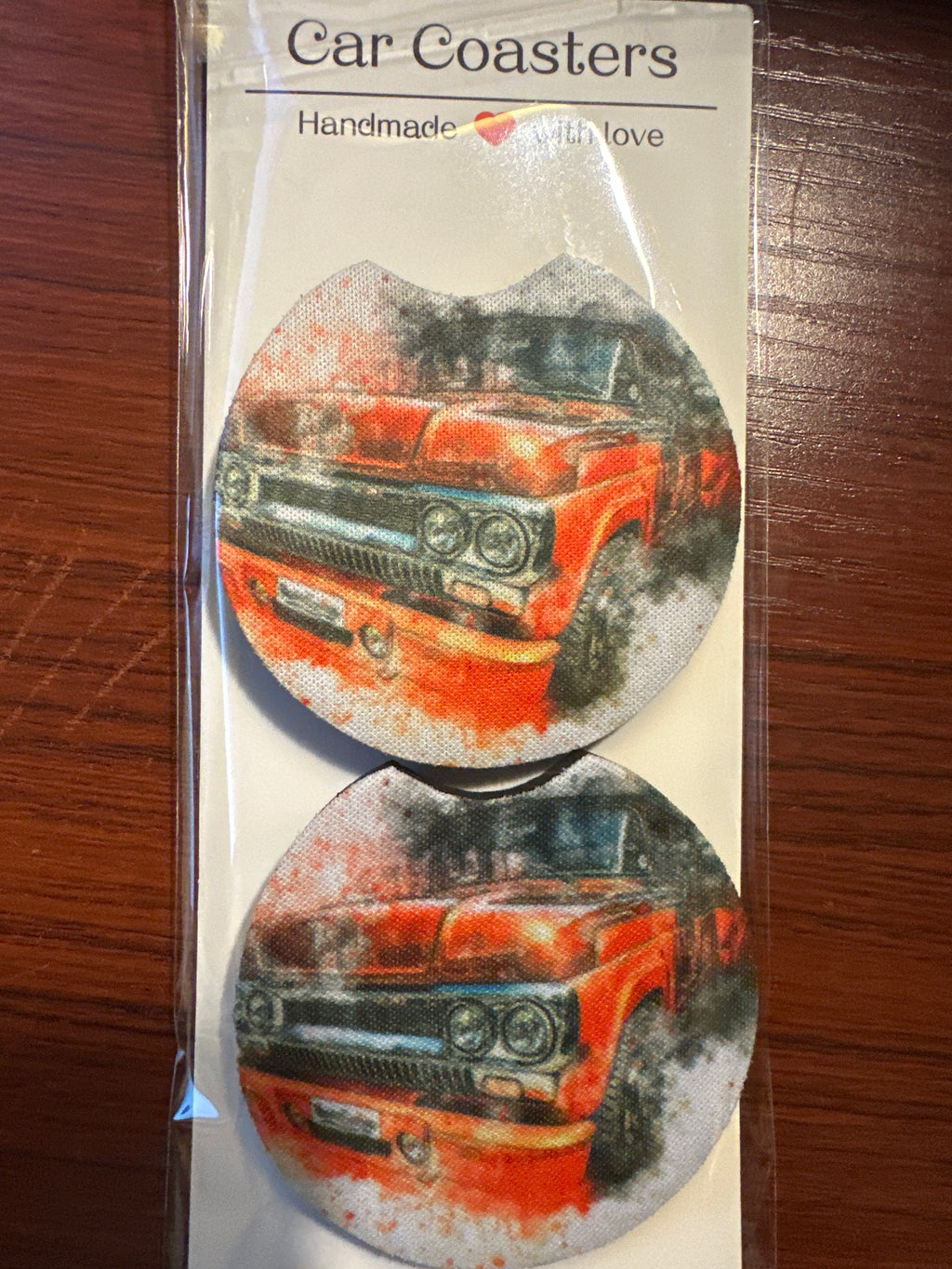 Personalized Car Coasters