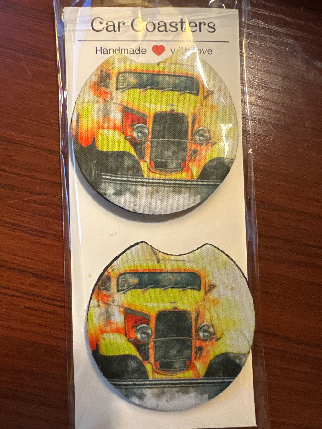 Personalized Car Coasters