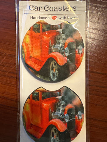 Personalized Car Coasters